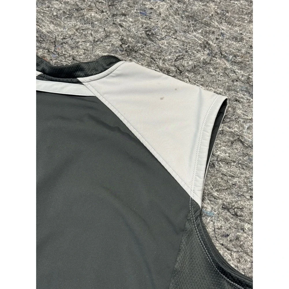 Nike UNC Tar Heels Therma-FIT Sleeveless 1/4 Zip Vest Mens L Grey 519560-060